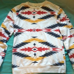 Men's XS Crew Neck Sweater (Funky Pattern)